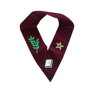 Banda de Regalia Masónica Hecha a Mano con Diseño Bordado y Trabajo de Hilo Detallado, Tela Resistente, Tamaño Personalizado y Color Personalizado - Product Image 2