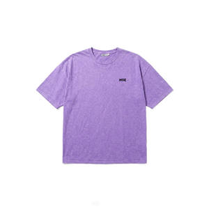 Camisetas Vintage Wash Streetwear para Hombre, Camiseta Oversize de Algodón Teñida, Logotipo Minimalista, Suministro de Marca Privada, Camiseta Oversize para Hombre - Product Image 4