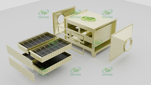 Sistema de Adsorción de Carbón Activado OEM/ODM de 6000 CMH para Purificación de Aire - Product Image 3