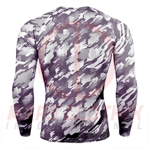 Conjunto deportivo de compresión de 2 piezas para MMA, de calidad profesional, para entrenamiento, trajes de compresión para hombre en cantidad al por mayor. - Product Image 4