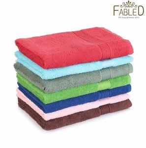 High Density Cotton <b>Bath</b> <b>Towels</b> Ultra Absorbent Thick Plush <b>Towels</b> Soft Touch Luxury Elegant Cotton Bathroom <b>Towel</b> <b>Set</b> - Product Image 1