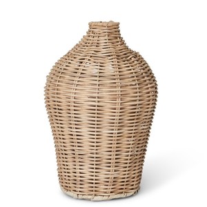 Rattan <b>pot</b> for displaying florals eco-friendly natural fiber vase top quality silver flower vases - Product Image 6