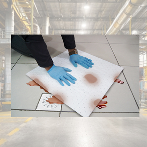 Rouleau absorbant d'huile industriel de petite taille, 200 rouleaux absorbants d'huile haute performance pour l'usine, l'entrepôt et l'entretien des machines - Product Image 2