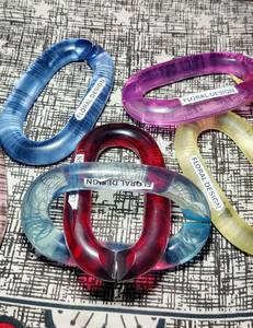 Eslabones de resina de gran tamaño y colores claros, eslabones grandes de resina multicolor disponibles. - Product Image 6