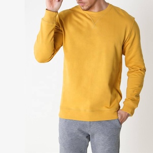 เสื้อสเวตเชิ้ตผู้ชาย เสื้อสเวตเชิ้ตปักโลโก้ได้ตามสั่ง เสื้อคอกลมเรียบๆ แบบยูนิเซ็กซ์ เสื้อเปล่าไซส์ใหญ่ ผ้าคอตตอนหนา คอกลม - Product Image 6