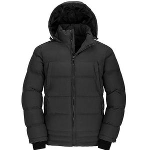 Men's Hooded <b>Winter</b> Puffer Jacket Windproof <b>Waterproof</b> Polyester Down Alternative Casual Outdoor <b>Coat</b> - Product Image 4