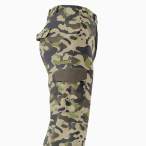 Pantalones Cargo de Camuflaje Oscuro para Hombre, Cintura Media, 100% Algodón, Transpirables, Estilo Workwear, Múltiples Bolsillos, Ropa de Invierno, Estilo Urbano - Product Image 2