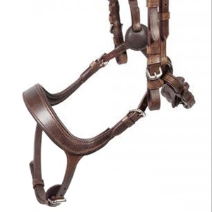 Bride de cheval anatomique extra douce indienne de qualité supérieure équitation occidentale étroite moderne couture fantaisie cuir en acier inoxydable - Product Image 1