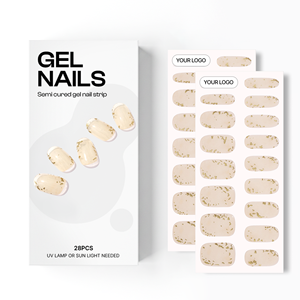 Uñas de Gel Semi Curadas de Calidad Profesional Coreanas 100% Reales, Adhesivos para Uñas de Gel, Manicura Vegana, Libre de Crueldad, Personalizadas - Product Image 1