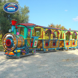 Tren Turístico Eléctrico para Exteriores, <span class=keywords><strong>Paseo</strong></span> en Tren para Parques, Resorts, Calles Peatonales y Plazas - Product Image 1