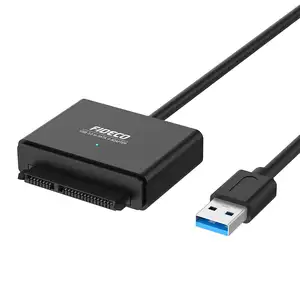fideco portable sata to usb3.0 converter with power adapter 2.5 3.5 inch ssd hdd hard drive adapter