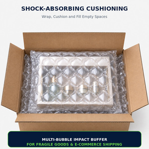 Custom AIR.DFLY 30x40cm PE Air Cushion Film Roll 15um 300m Inflatable <strong>Bubble</strong> Wrap Void Fill Protective Packaging For Shipping - Product Image 3