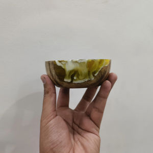 Tazón de Resina de Madera de Alta Calidad, Forma Redonda, Diseño Moderno, Tazón para Servir, Tazón para Masa, para Uso en el Hogar, Hoteles y Restaurantes - Product Image 1