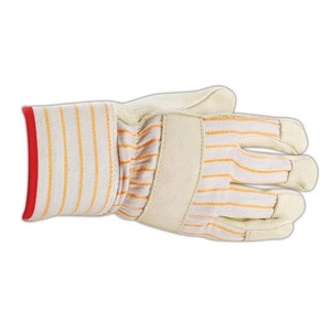 Gants de sécurité en cuir de vachette pleine fleur de haute qualité, logo personnalisé, gants de travail robustes en cuir de vachette pleine fleur - Product Image 2