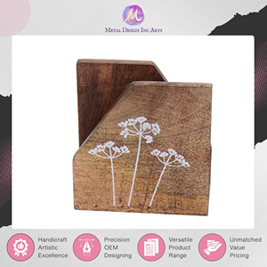 ที่ใส่กระดาษทิชชูไม้ลายดอกไม้พิมพ์ลายตามสั่ง – อุปกรณ์ตกแต่งโต๊ะระดับพรีเมียมสำหรับใช้ในบ้านและร้านอาหาร ลดราคา - Product Image 6