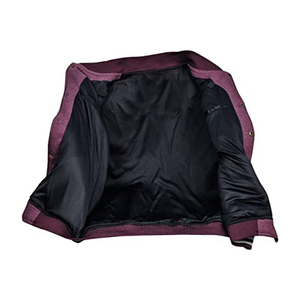 Varsity Jacket For Men Men's Jacket New Style Long Sleeves Crew Neck Collar Solid Color Quick Dry Breathable <b>Covered</b> <b>Button</b> - Product Image 6
