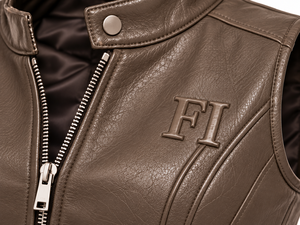 Women's Leather Vest Custom Motorcycle <b>Biker</b> Vest Premium Leather <b>Waistcoat</b> Fashion Sleeveless Vest Ladies Riding Streetwear - Product Image 6