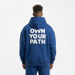 Sudadera con capucha extragrande personalizada para hombre, con cremallera, de forro polar grueso, estilo urbano, fabricante de ropa al por mayor - Product Image 6