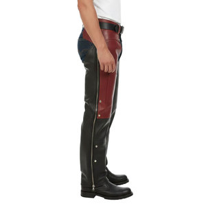 Pantalones de Cuero para Hombre, de Color Sólido, Transpirables, para Uso en Exteriores, Estilo Casual, Lavados, en Oferta - Product Image 3