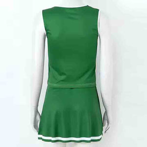 Ensembles d'uniformes de cheerleading imprimés de haute qualité, service OEM sur mesure, 100 % polyester, meilleur matériau, vente chaude - Product Image 6