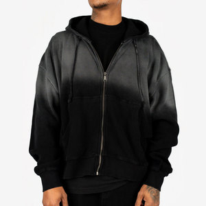 Sudadera con capucha estilo vintage OEM, lavada, con corte holgado, para minoristas de moda moderna y marcas de ropa. - Product Image 4