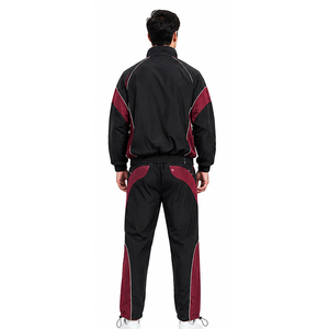 <b>Men</b> Nylon Tracksuit Casual Sportswear Set Lightweight Wind Resistant <b>Jacket</b> and Pants OEM ODM Factory Supplier - Product Image 6