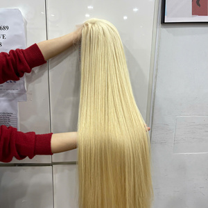 Peluca de Cabello Humano Lista para Recoger, de Alta Calidad, Vietnamita, Super Double Drawn, Color Rubio de Moda - Product Image 2