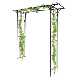 Flat Roof Wrought Iron Arches <b>Plant</b> Climbing <b>Frame</b> and Garden Trellis for Fencing & Gates - Product Image 1