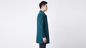 Private Label <b>Men's</b> Long <b>Winter</b> <b>Overcoat</b> Classic Loose Design Button Corduroy Eco-Friendly Fashion Outerwear Formal Casual Daily - Product Image 3