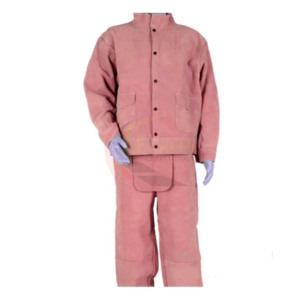 Traje de Soldadura de Cuero de Alta Calidad con Protección Transpirable Ignífuga, Resistente al Calor hasta 1000°C para Industrias de Soldadura - Product Image 6
