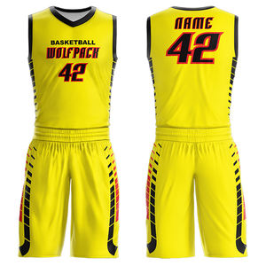 Custom Unique Design High Quality Breathable Plus <b>Size</b> <b>Basketball</b> Uniform Unisex Quick Dry Wholesale Sports Wear 100% Polyester - Product Image 5