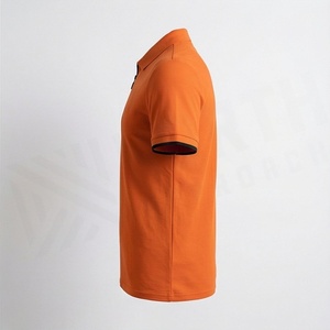 Polo de Manga Corta para Hombre, Color Personalizado, Tejido de Tela Sólida, Diseño Personalizado, Estilo Golf, Casual, Transpirable, Premium - Product Image 3