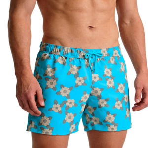Men's Floral Print Board <b>Shorts</b> Mid Waist Drawstring Quick Dry Casual <b>Swimwear</b> <b>Short</b> <b>Shorts</b> - Product Image 4