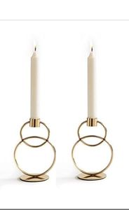 Newly handmade <b>Silver</b> Column <b>Candlestick</b> Holder Set of 2 for Home Decoration - Product Image 3