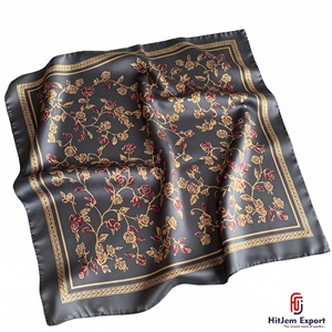 Écharpe carrée personnalisée de qualité supérieure, imprimée, légère et douce, foulard de mode pour femmes, faible MOQ, fabricant et fournisseur OEM ODM - Product Image 4