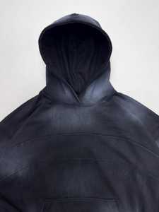 Ensemble de survêtement en molleton délavé unisexe, sweat à capuche oversize et pantalon de jogging, style streetwear, deux pièces - Product Image 3