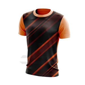 Camiseta de Hombre Tejida de Punto Grueso con Tie-Dye, Logotipo Frontal Minimalista, Cuello Redondo, Manga Corta, Corte Regular, Spandex/Poliéster, Casual - Product Image 3