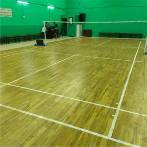 Wooden Flooring for <b>Badminton</b> Courts-Eco-Friendly Shock Absorption Indoor/Outdoor Sports Manufacturer - Product Image 6