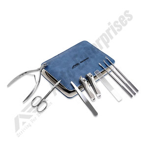 Apto Enterprises Stainless Steel Manicure & Pedicure <b>Kit</b> for Adults (<b>Men</b>/Women) with Nail Clippers & Foot <b>Grooming</b> Tools - Product Image 5
