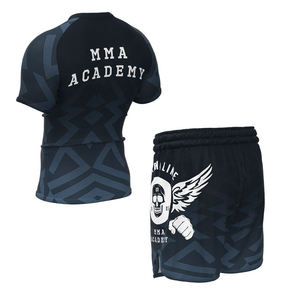 Wholesale Sublimation Workout Sports Judo <b>Compression</b> <b>Shorts</b> Rash Guard Jiu Jitsu Surfing 100% Cotton Oxford Fabric <b>Short</b> Men - Product Image 6