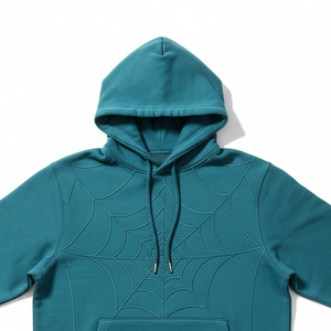 Premium Wholesale Hoodie 555555 Puff Print <b>Men</b> Tracksuit Unisex Fleece <b>Pullover</b> Streetwear Sweatshirt Vendor - Product Image 4