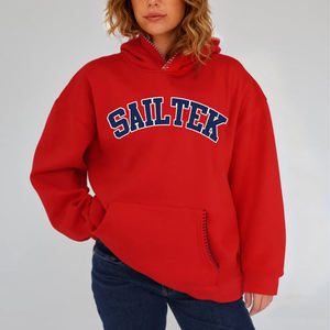 เสื้อฮู้ดดี้ผู้หญิงคุณภาพสูงทรงโอเวอร์ไซส์ แขนยาว ปี 2026 พร้อมโลโก้ด้านหน้าที่ปรับแต่งได้ สไตล์ลำลองสำหรับผู้หญิง - Product Image 1