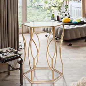 Mesa de Centro Moderna con Estructura Metálica en Color Dorado para Decoración del Hogar, Hoteles y Fiestas de Boda, Disponible a Precio Económico al por Mayor - Product Image 2