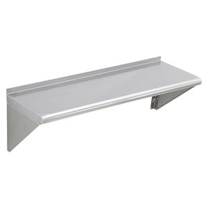 Supporti per Mensole Galleggianti in Acciaio Inox con Capacità di Carico di 250 Libbre, 12" X 36", Montaggio a Parete per Mensole Commerciali - Product Image 1