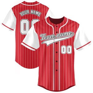 Premium Custom <b>Baseball</b> Jersey for Men with Breathable Mesh and Button Front Design <b>Baseball</b> Jersey - Product Image 1
