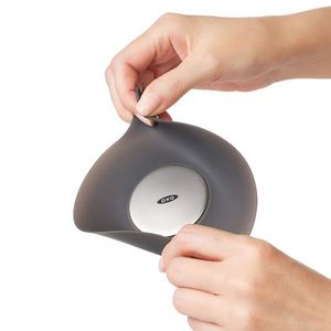 Tapón de Desagüe para Bañera Gris de Fácil Extracción, de Silicona y Acero Inoxidable, Compatible con Bañeras Estándar - Product Image 5