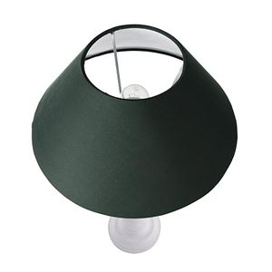 Lampe de table traditionnelle en bois avec abat-jour en tissu Empire, design silencieux, lumière chaude pour chevet - Décoration artisanale pour la maison - Product Image 4