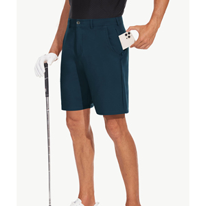 Pantalones Cortos Cargo para Hombre, para Golf y Senderismo, 100% Poliéster, Cintura Media, Secado Rápido, Elásticos en 4 Direcciones, Ligeros y Transpirables - Product Image 1