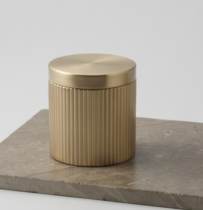 Recipiente de Aluminio Dorado Cepillado de Primera Calidad, Caja de Almacenamiento de Dátiles de Lujo con Tapa Lisa, Organizador de Alimentos, Caja de Metal - Product Image 5