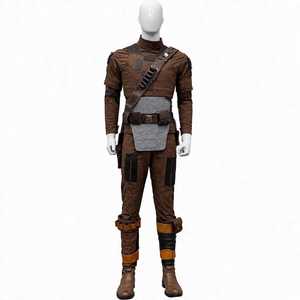 Costume de Cosplay Star Wars pour hommes, marron, din djarin mandalorian Cassian Andor, ensemble de costumes pour adultes, tenue de carnaval d'halloween - Product Image 1